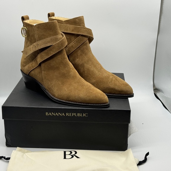 BANANA REPUBLIC Suede Ankle Boot Women's Size US 10.5 - Picture 1 of 5